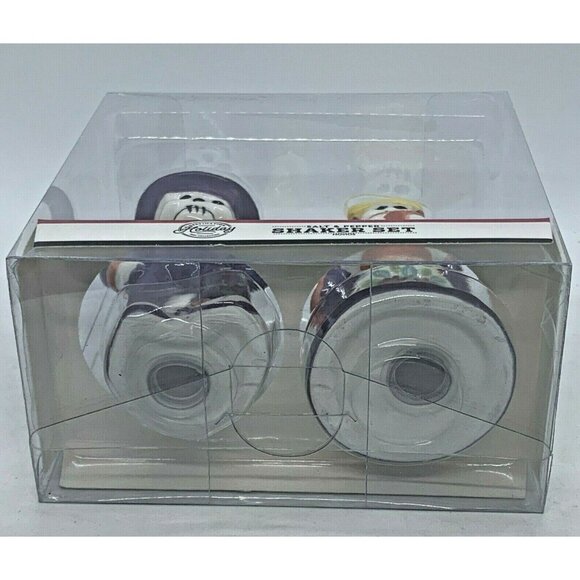 Halloween & Dia De Los Muertos Bride & Groom Salt & Pepper Shaker Set - Picture 4 of 12